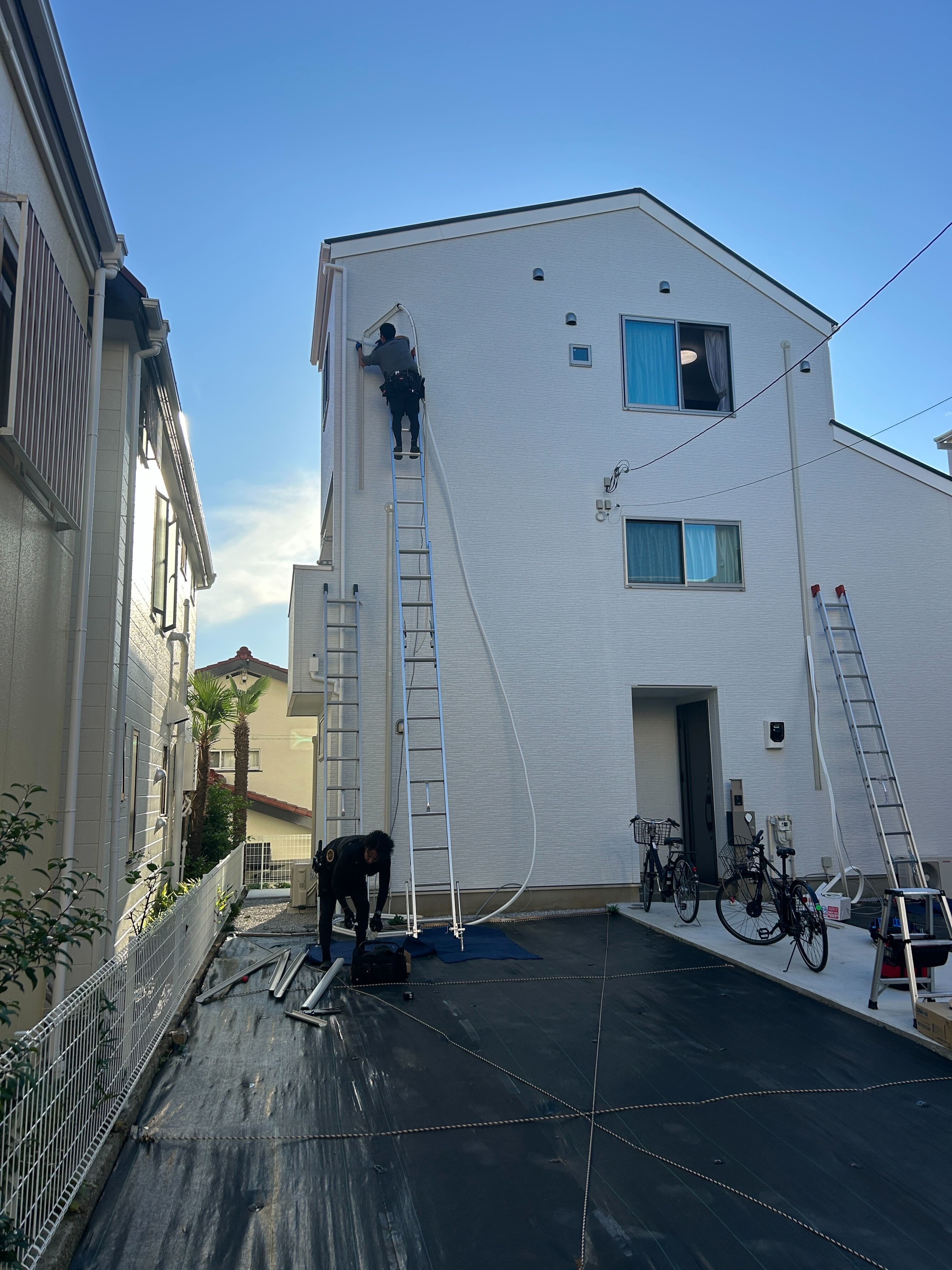 戸建て エアコン取り付けの施工実績